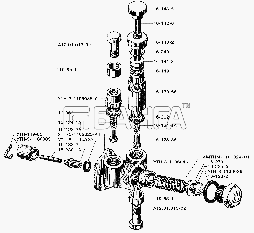 ЗИЛ ЗИЛ-5301 (2006) Схема Подкачивающий насос-22 banga.ua